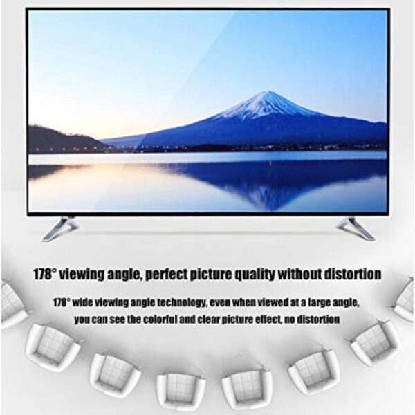 42 inch 4K+HDR Ultra HD Smart TV with WIFI HDMI USB Voice Control Metal Narrow Edge Independent Front Speaker Ideal for Hotel and Bedroom Use - Image 3