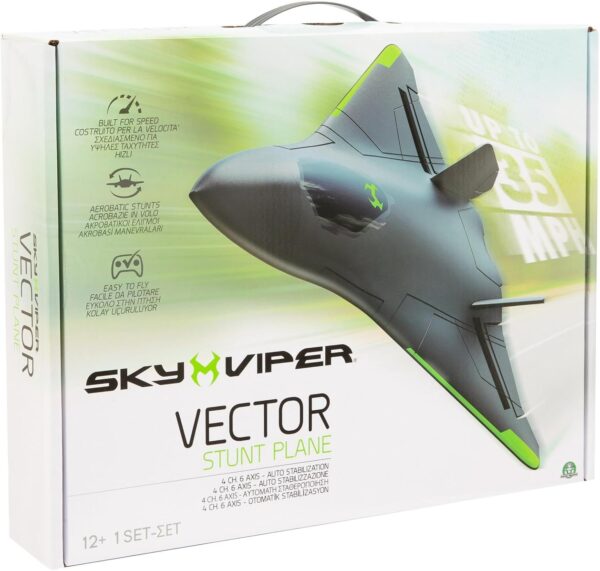 Sky Viper Vector Performance Stunt Jet Drone, Engineered to Reach Speeds of up to 35 mph, Equipped with Advanced Position Hold Technology, High Power-to-weight Ratio, Includes 600ft Long-Range Remote - Image 3