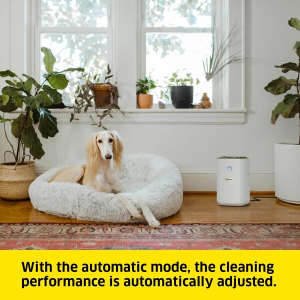 Kärcher Air Purifier AF 20, air flow rate: 220 m³/h, room size: 20 m², filter performance: removes 99.95% of particles up to 0.3 μm such as dust & allergens, automatic function, timer, night mode - Image 7