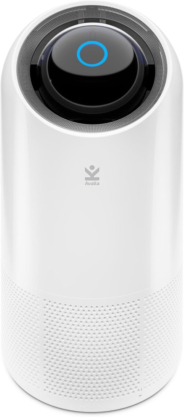 R-2200 – Avalla Air Purifier for Large Rooms, 3 Speed, HEPA filter - 99.97% Removal of Allergens, Smoke, Dust, Pollen Removal, Odours, Bacteria, Viruses, Pet Dander - 250m³/h CADR - Low Running Cost - Image 2