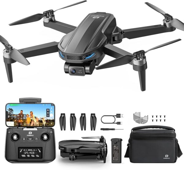 DEERC D65 4K EIS Camera Drone with 2-Axis Gimbal for Adults, 26-Min Long Flight Time, Easy GPS Quadcopter with Brushless Motor, 30FPS, Auto Return, Follow Me, Under 249g, Ideal for Beginners - Image 2