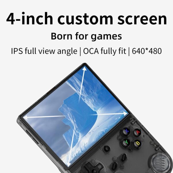 Retro Handheld Game Console – Nostalgic Gaming on the Go | RG40XXV Handheld Retro Gaming Console - 4.0 Inch IPS Screen Linux System Built-in 64G TF Card 5528 Games Support TV Output 5G WIFI - Image 2