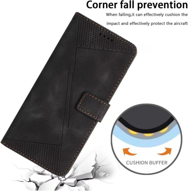 GoodcAcy Compatible with Sony Xperia 1 VI Phone Case Wallet with Strap for Women,Crossbody Lanyard and Wristlet Strap,Card Holder Leather Stand,Shockproof Protective Flip Cover,Black - Image 5