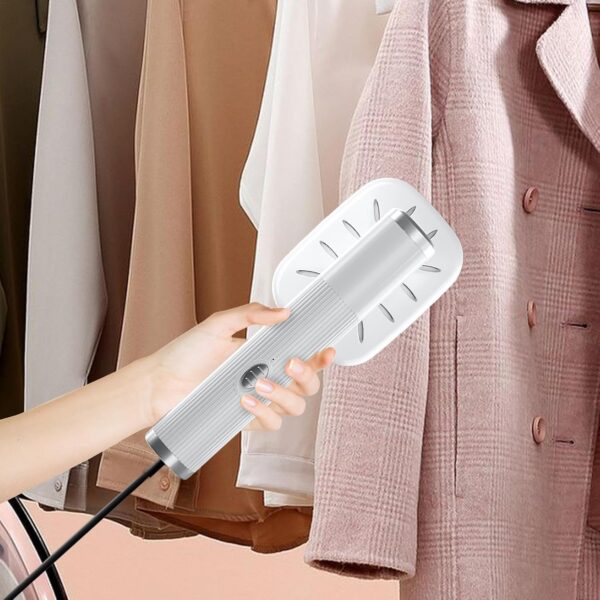 Steam Iron - Hand Held 2-In-1 Wet And Dry Clothes Steamer, 0.7 Oz Capacity Travel Fabric Steamer | Fast Heat-Up Travel Wrinkles Remover, Portable Ironing Machine For Cotton Linen Silk Wool - Image 3