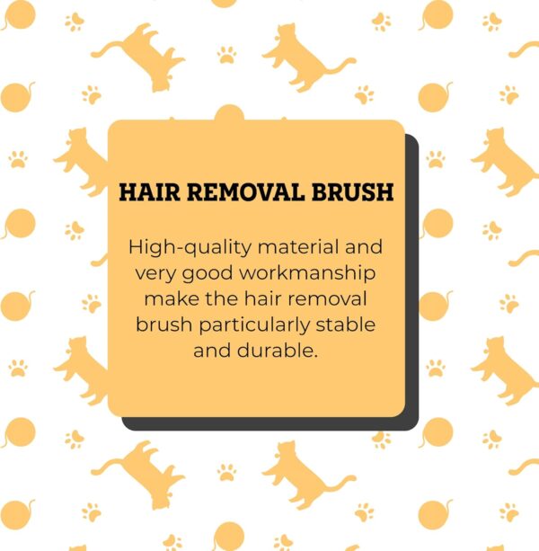 vitazoo Pet Hair Remover Brush - Remove Cat and Dog Hair from Clothes Carpet Furniture Car - Rubber Cleaning Brush for Hairs on Carpets Stairs Sofa Vehicle Interior - Red - Image 5