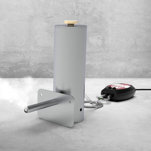 Browin 330121 Smoker Box with a Pump, for Cold and Warm/Hot Smoking, Silver - Image 3