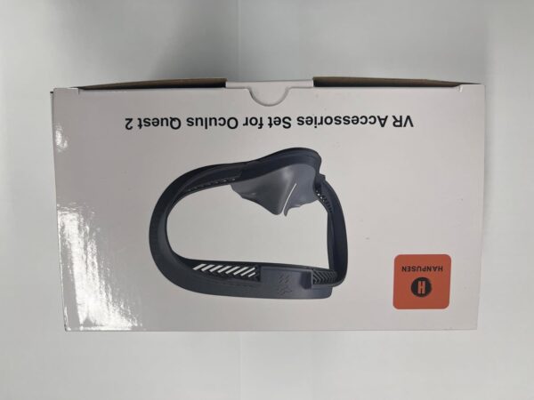Compatible with Oculus Quest 2 Face Pad Replacement - VR Face Interface Bracket with Light Blocking Nose, VR Breathable Holes Leather Face Pad Cover Cushion Protective for Meta Quest 2 Accessories - Image 10