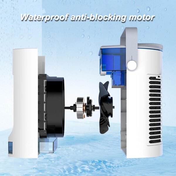 Portable Air Conditioners, Personal Evaporative Air Cooler Fan, 3 Wind Speed USB Desktop Cooling Fan with 500ml Water Tank for Room Office - Image 9