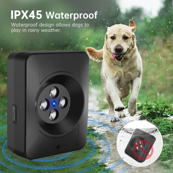 Anti Barking Device - 33FT Ultrasonic Bark Control, 3 Levels, Rechargeable Collar for Dogs, IPX4 Waterproof, Human/Indoor/Outdoor Use - Image 6