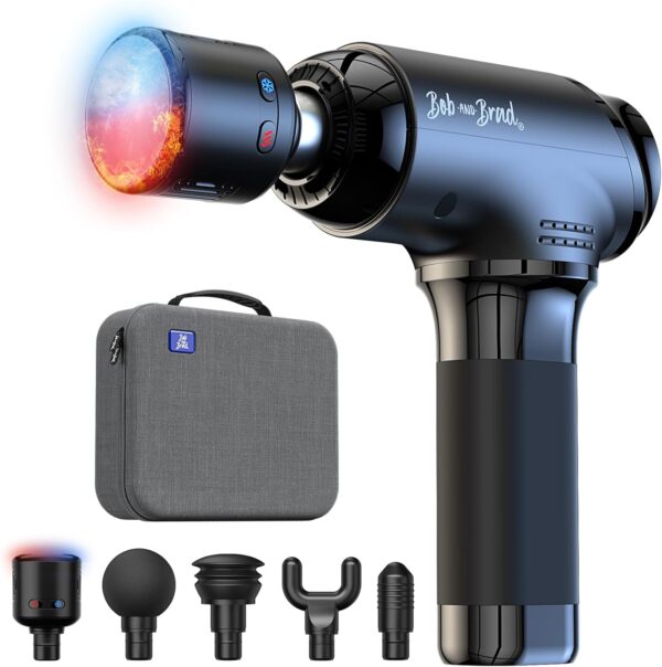 Massage Gun with Heat and Cold, Bob and Brad T2 Pro Massage Gun Deep Tissue 4000mAh Battery 10mm Amplitude, Percussion Muscle Massager for Home Office Workout Muscle Pain Relief, Gifts for Men Women - Image 2