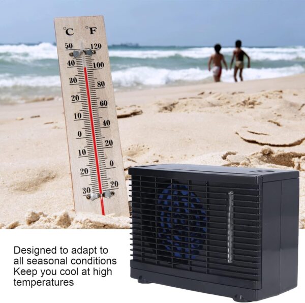 Topyond 12V Mini Portable Air Conditioner for Car and Home,Icybreeze,Silent Evaporative Cooler with Water Tank, for 12V AC, Trucks, and Camping - Image 5