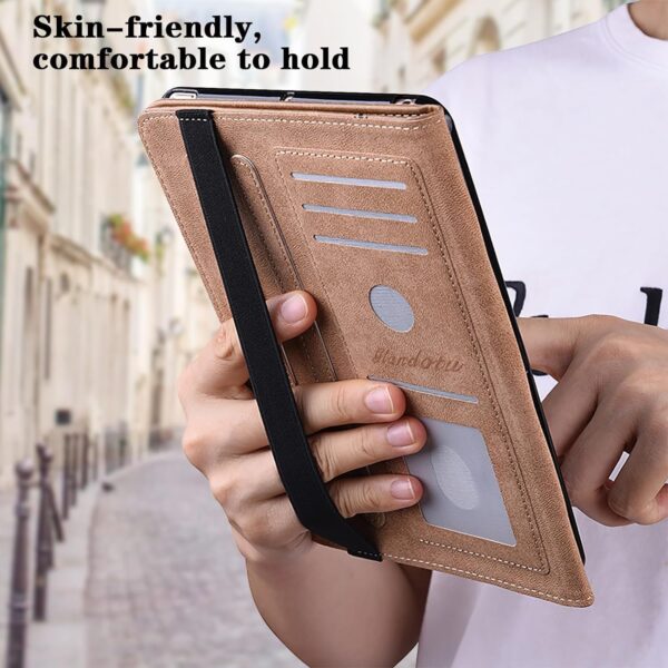 GLANDOTU Case for Samsung Galaxy Tab A9 8.7 inch 2023 (SM-X110/SM-X115/SM-X117) Tablet Case,Multi-View Slim and Lightweight Patterned Tablet Cover with Stand for Galaxy Tab A9 Case -Two hearts - Image 8