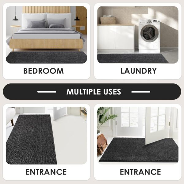 FCSDETAIL Dirt Trapper Indoor Door Mat 60 x 210 cm, Machine Washable Entrance Rug, Dog Doormat, Non-slip Inside Runner Rug for Hallway, Entryway, Kitchen - Image 8