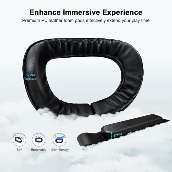 AMVR Head Strap Compatible with Meta Quest 3S/Quest 3 Accessories, 0.45 LB Comfort Elite Strap Replacement Reduces Facial Stress, Adjustable Keeps Headset Stable to Enhance Your VR Experience - Image 5