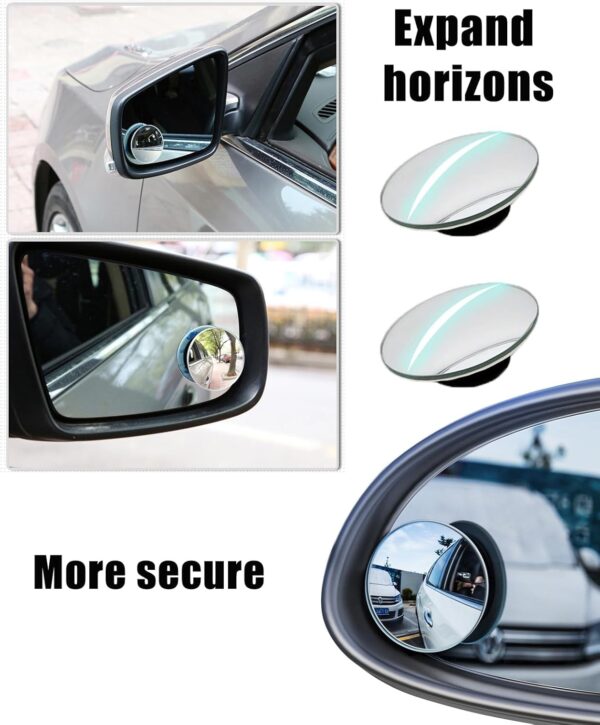 Experience Safer Driving with Large Extra Rear View Mirror - Enhanced Blind Spot Mirrors for Cars, Ideal for Driving Test, Driving Instructor Approved - Image 7