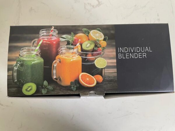 La Reveuse Smoothie Blender Personal Size with 2 BPA Free Portable Travel Sports Bottles (550ml),300 Watts,Silver - Image 14