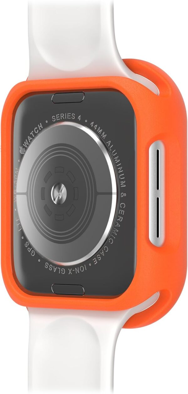 OtterBox Watch Bumper for Apple Watch Series SE/6/5/4-44mm, Shockproof, Drop Proof, Sleek Protective Case, Guards Display and Edges, Orange - Image 5