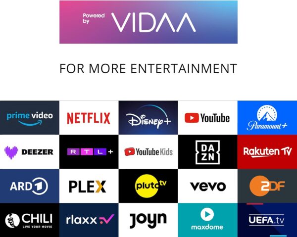 DYON Smart 40 VX-2 Full HD TV, Triple HD Tuner (DVB-C/-S2/-T2), App Store, Prime Video, Netflix, YouTube, DAZN, Disney+, Black - Image 5