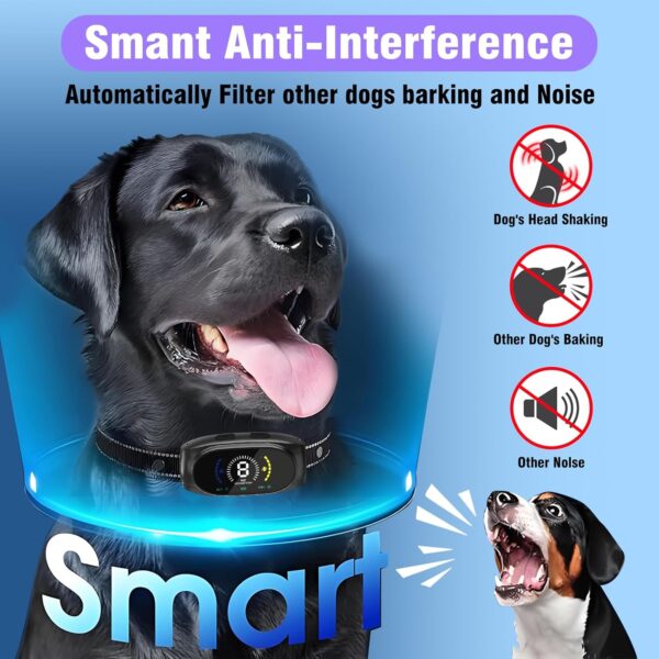 ChunHee Anti Bark Collars for Dogs No Shock Dog Bark Collar Rechargeable Waterproof 3 Adjustable Modes Beep & Vibration No Remote for Small, Medium & Large Dogs - Image 5