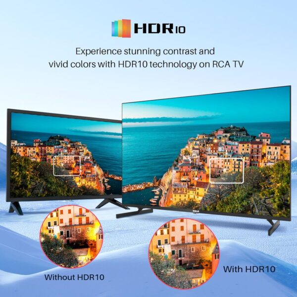 RCA QLED 50 Inch 4K Smart TV, UHD HDR Tizen OS TV with Youtube Netflix Motion Mode, 3 x HDMI 2 x USB WiFi Bluetooth, Large Screen TV for Living Room Home Office - Image 5