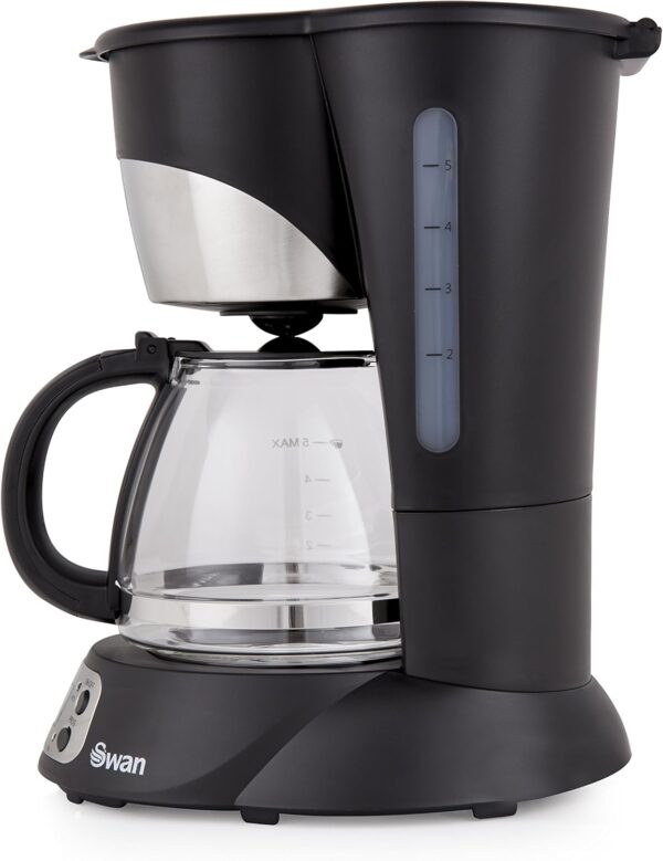 Swan SK13130N Programmable Coffee Maker with Keep Warm Function, LCD Timer, 750ml, 700W, Black - Image 5