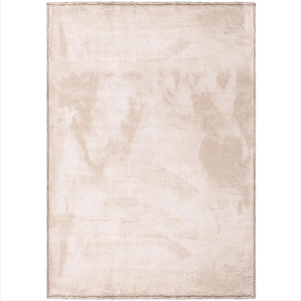 homeart Area Rugs – Soft, Short Pile Monochrome Carpets - Anti-Slip Backing, Machine Washable, Modern Fluffy Rugs for Living Room, Bedroom, Kitchen, Enterance - Cream, 60x110 cm - Image 10