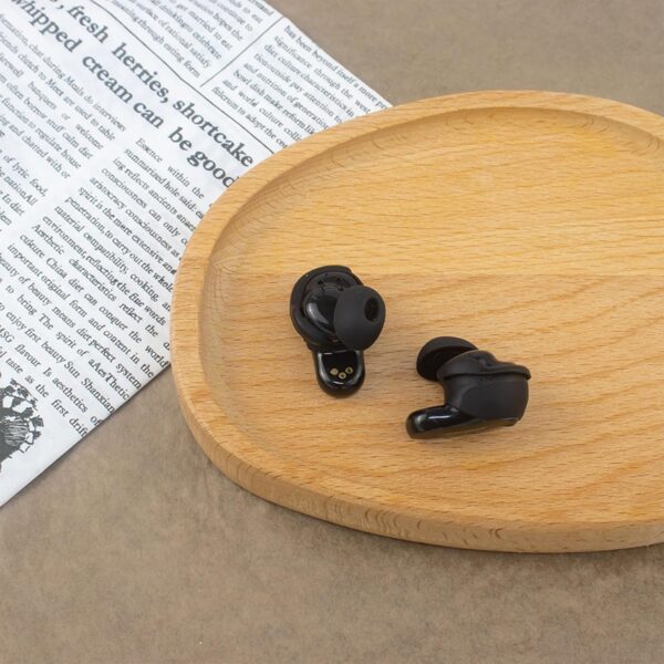 Adhiper Replacement QC Ultra Noise-Cancelling Eartips Compatible with Bose QuietComfort Ultra Earbuds (2023) Earphones,Anti-Slip Silicone Sports Wing Earhooks S,M,L(Black) - Image 8