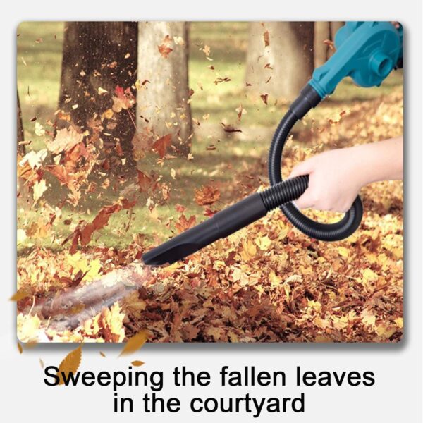 OZBME Leaf Blower and Vacuum/Electric Blower 21 V Lithium 2-In-1 Garden Blowers 18000 Rpm with 21V - Image 4