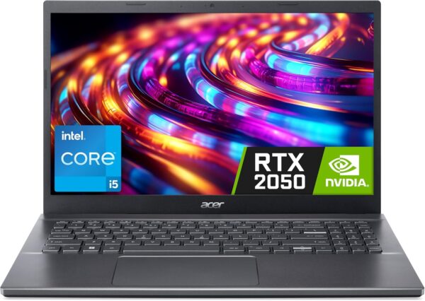Acer Aspire 5 A515-57G Laptop - Intel Core i5-1235U, 16GB, 512GB SSD, NVIDIA GeForce RTX 2050 4G, 15.6" Full HD, Windows 11, Iron - Image 2
