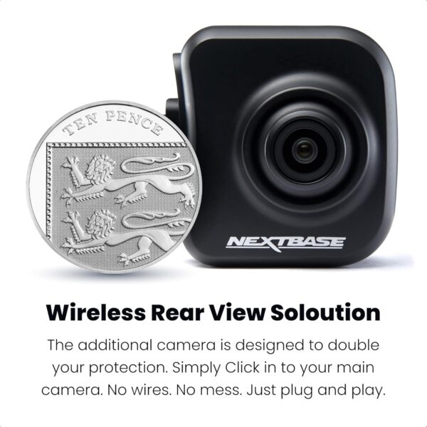Nextbase 622GW Dash Cam Front and Rear Camera Click In 4K/30fps In Car UHD Recording - Dual 140° 6 lane wide Mini & Click In Rear cam with Offline GPS, what3words, Super Slow Motion 120FPS, Wifi - Image 3