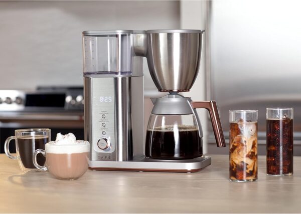 Café Specialty Drip Coffee Maker | 10-Cup Glass Carafe | WiFi Enabled Voice-to-Brew Technology | Smart Home Kitchen Essentials | SCA Certified, Barista-Quality Brew | Stainless Steel - Image 11