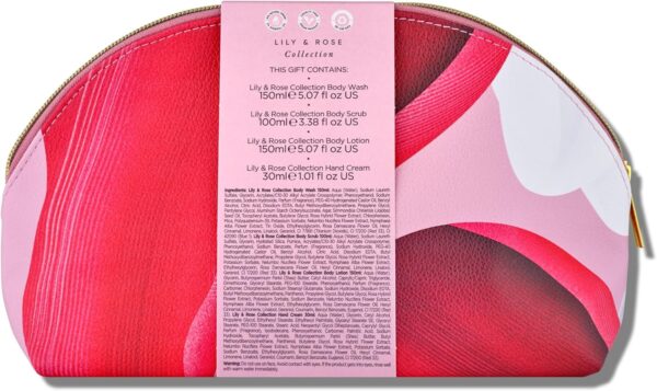 Sanctuary Spa Lily and Rose Collection Gift Set, Vegan, for Women, Birthday, Body and Bath Set - Image 8
