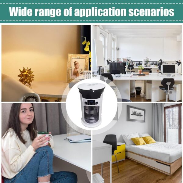 Portable Air Conditioners - Desktop Cooling Machine | Portable Evaporative Fan, Quiet Smart USB Air Cooler Bedroom Garage RV Tent Camping Outdoor Indoor With Remote Control And LED - Image 5