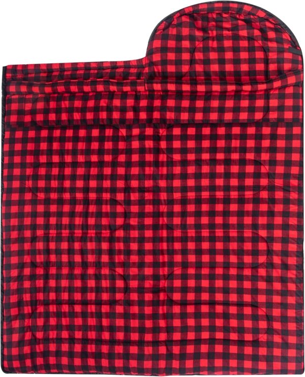 HiZYNICE 0 Degree Sleeping Bag 100% Cotton Flannel for Adults Camping Big and Tall Man Extra Large Wide XXL Oversized Cold Weather Winter,Free Compression Sack - Image 7