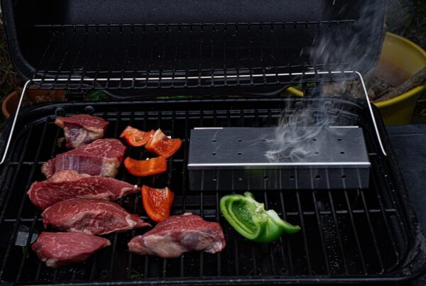 BBQ Dragon Smoker Box for Gas Grilling - Heavy-Duty Stainless Steel Smoker Box with Hinged Lid - Large Smoke Box for Gas Grill & Charcoal Grills - Premium Grill Smoker Box for Authentic BBQ Flavor - Image 3