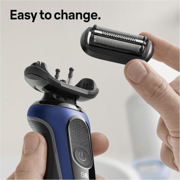 Braun Series 5 Electric Shaver ORIGINAL Replacement Head, Easily Attach Your New Shaver Head, Compatible With All New Generation Series 5/6 Electric Shavers, 53B, Black - Image 7