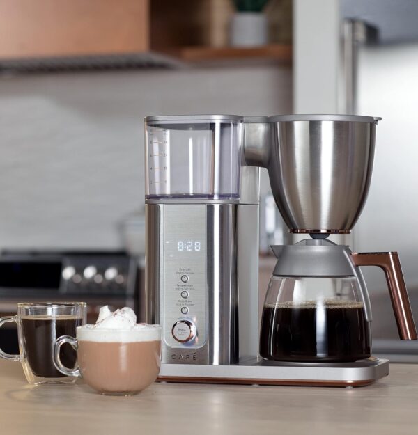 Café Specialty Drip Coffee Maker | 10-Cup Glass Carafe | WiFi Enabled Voice-to-Brew Technology | Smart Home Kitchen Essentials | SCA Certified, Barista-Quality Brew | Stainless Steel - Image 3