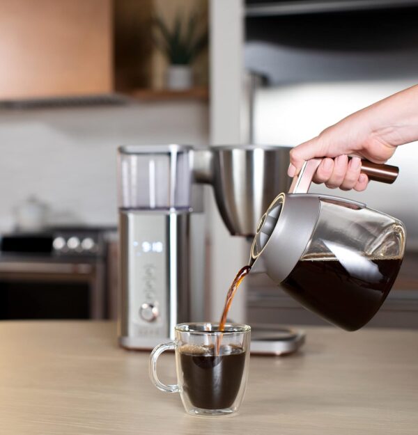 Café Specialty Drip Coffee Maker | 10-Cup Glass Carafe | WiFi Enabled Voice-to-Brew Technology | Smart Home Kitchen Essentials | SCA Certified, Barista-Quality Brew | Stainless Steel - Image 6