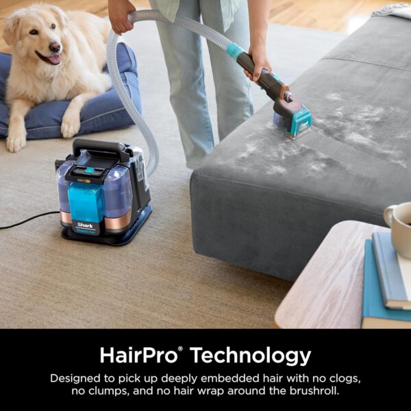 Shark, Portable Carpet, Area Rug & Upholstery Cleaner for Pets, PX251, StainStriker w/HairPro Technology - Image 6