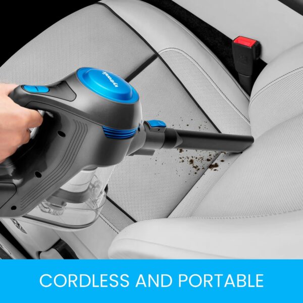VYTRONIX 3-in-1 Cordless Vacuum Cleaner 22.2V | Powerful & Lightweight | 40 Minute Run Time | Rechargeable Lithium-Ion Battery | Great for Pet Hair Carpets & Hard Floors | Upright Handheld Stick - Image 4