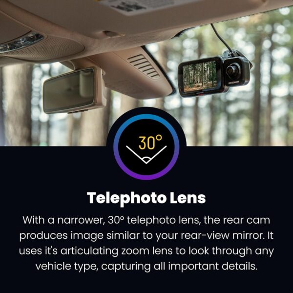 Nextbase 622GW Dash Cam Front and Rear Camera Click In 4K/30fps In Car UHD Recording - Dual 140° 6 lane wide Mini & Click In Rear cam with Offline GPS, what3words, Super Slow Motion 120FPS, Wifi - Image 4