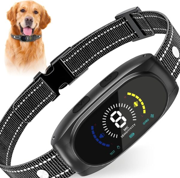 ChunHee Anti Bark Collars for Dogs No Shock Dog Bark Collar Rechargeable Waterproof 3 Adjustable Modes Beep & Vibration No Remote for Small, Medium & Large Dogs - Image 2