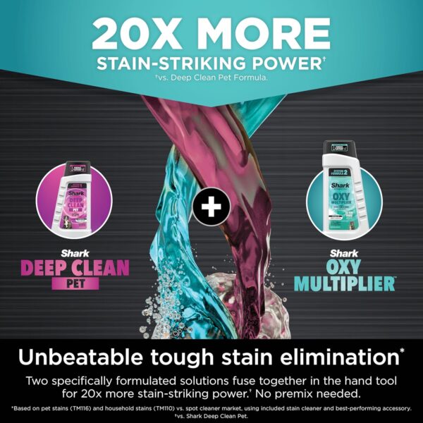 Shark, Portable Carpet, Area Rug & Upholstery Cleaner for Pets, PX251, StainStriker w/HairPro Technology - Image 3
