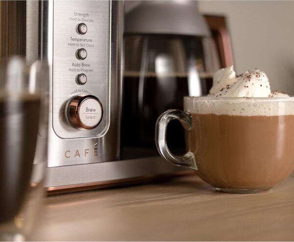 Café Specialty Drip Coffee Maker | 10-Cup Glass Carafe | WiFi Enabled Voice-to-Brew Technology | Smart Home Kitchen Essentials | SCA Certified, Barista-Quality Brew | Stainless Steel - Image 9