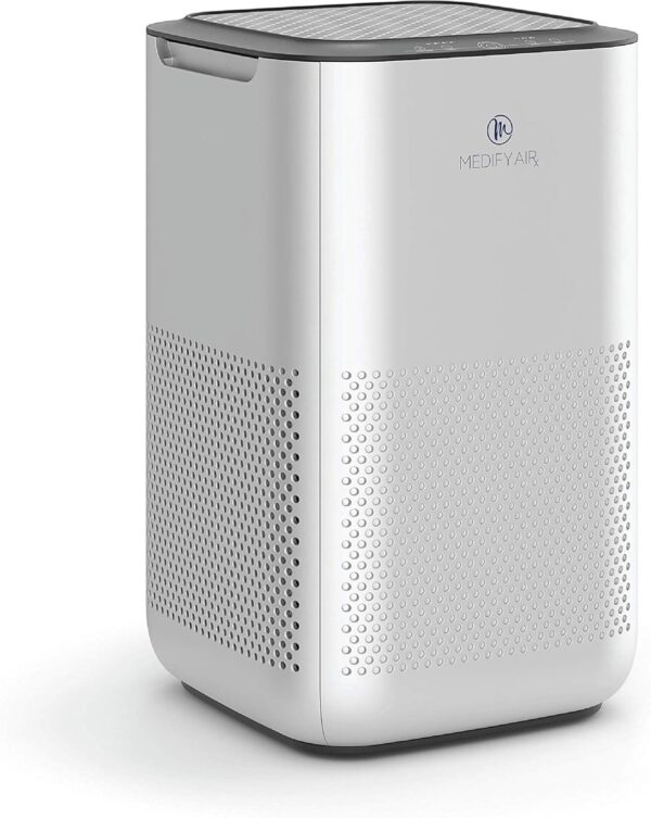 Medify MA-15 Air Purifier with H13 True HEPA Filter | 30 sq m Coverage | for Allergens, Smoke, Smokers, Dust, Odors, Pollen, Pet Dander | Quiet 99.9% Removal to 0.1 Microns | Silver, 1-Pack - Image 2