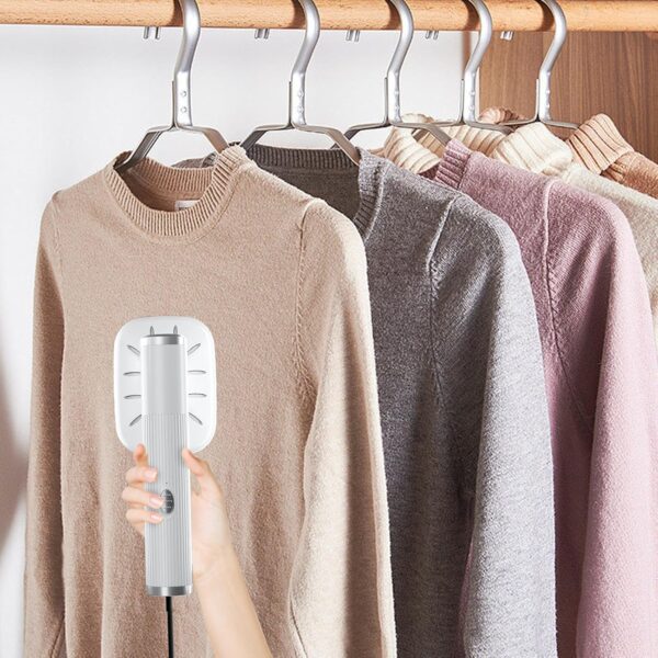 Steam Iron - Hand Held 2-In-1 Wet And Dry Clothes Steamer, 0.7 Oz Capacity Travel Fabric Steamer | Fast Heat-Up Travel Wrinkles Remover, Portable Ironing Machine For Cotton Linen Silk Wool - Image 10