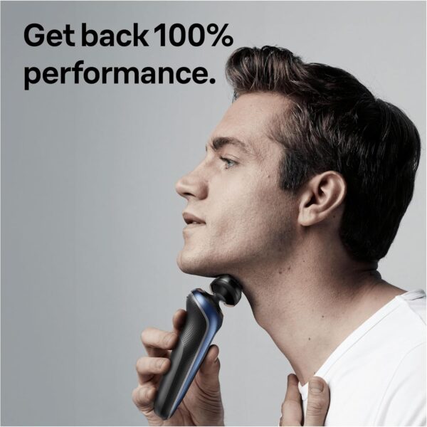 Braun Series 5 Electric Shaver ORIGINAL Replacement Head, Easily Attach Your New Shaver Head, Compatible With All New Generation Series 5/6 Electric Shavers, 53B, Black - Image 6