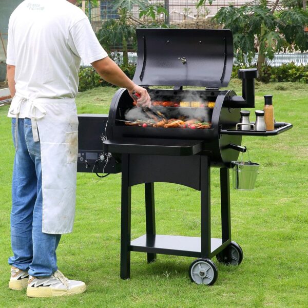 Portable Outdoor Cooking Charcoal Grill BBQ with Cart - Heavy Duty 53-inch - Ideal for Camping, Picnics, and Tailgating - Image 9