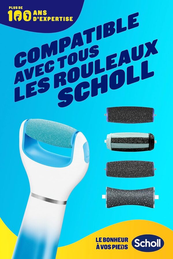 Scholl Velvet Smooth Electric Foot File with Marine Minerals - Image 7
