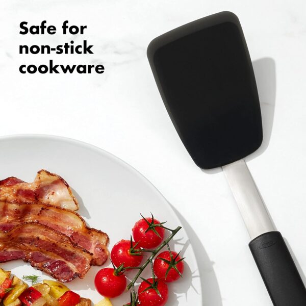 OXO Good Grips Silicone Flexible Turner, Black - Image 5